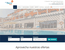 Tablet Screenshot of hoteladariavera.com